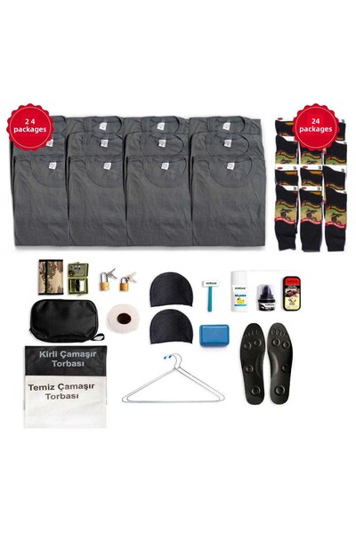 KORDAK 24-Piece Aviator Basic Soldier Set - Belayed Military Set