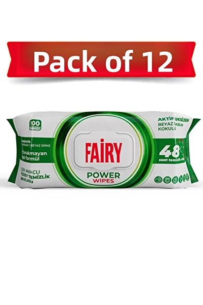 Fairy Yüzeş Temiz Hoşgeldin 100 Lu صابون أبيض 12 Li