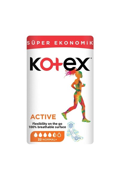 Kotex Ultra Active Super Economic Package Normal 22 Pieces