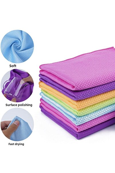 Mikrofiberim 3 Pack Quality Microfiber Cleaning and Glass Cleaning Cloth 40x40 Cm