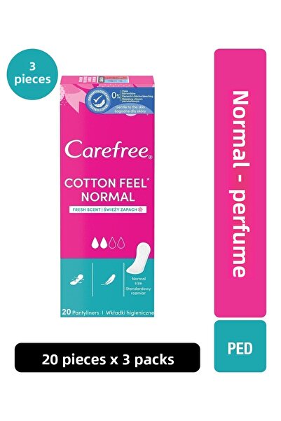 Carefree Refresh Breathable-fresh Daily Pad 20pcs X3