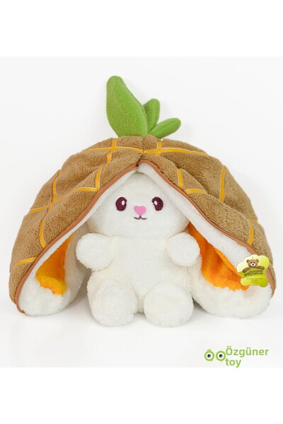 Özgüner Oyuncak Fruit Design Rabbit Inside Pineapple Bag