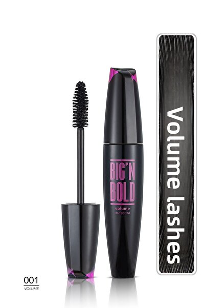 Flormar Μάσκαρα για Όγκο (Μαύρο) - Big N Bold Mascara - 001 -8682536040402