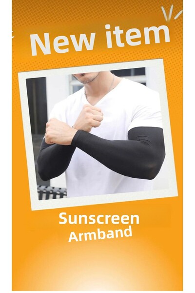 İmpavido Bandă de braț Șosetă de protecție solară Manșon de protecție pentru motocicletă Tenis Baschet Volei
