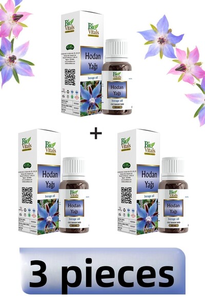 Bio Vitals زيت لسان الثور - 50 مل، 3 قطع