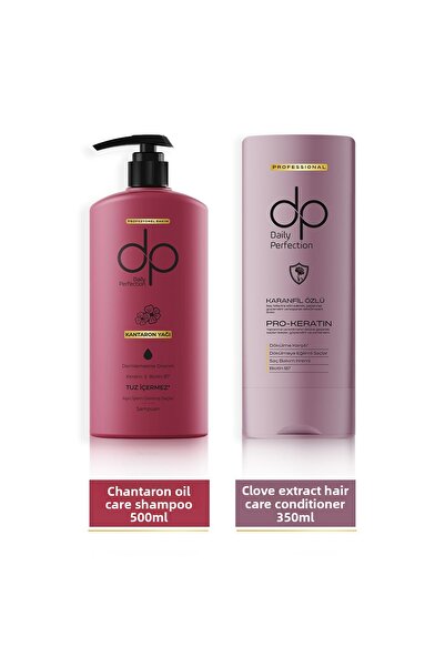 DP P Daily Perfection Shampoo St. John's Wort Oil 500 ml & Hair Care Cream with Clove Extract 350 ml