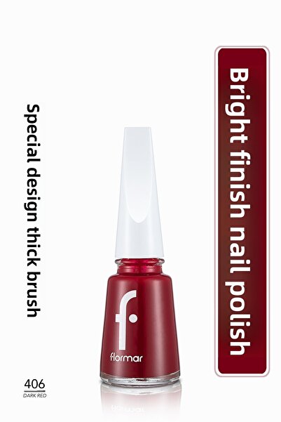 Flormar Classic High Pigmented Nail Polish with Glossy Finish - Nail Enamel -...