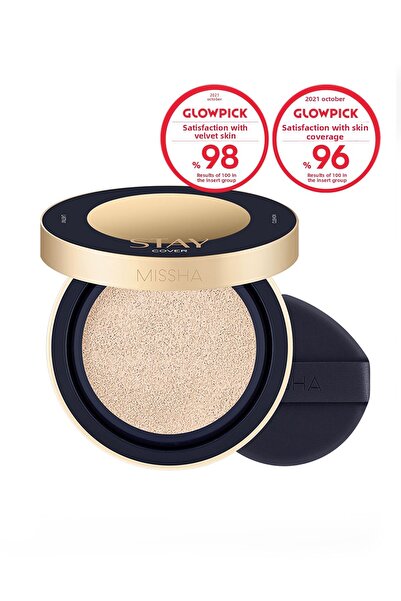 Missha غطاء حماية عالي التغطية يدوم طويلاً بعامل حماية من الشمس SPF40/PA++ (ر...