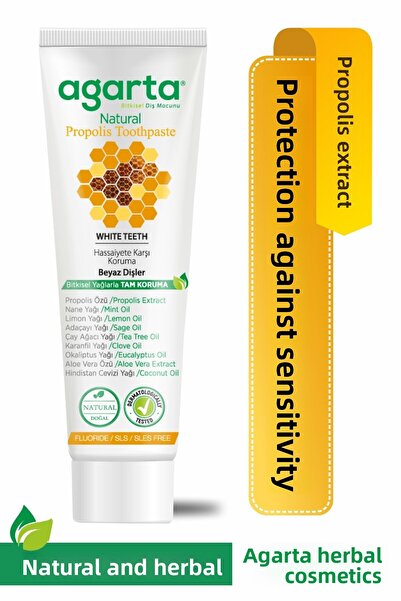 Agarta معجون أسنان طبيعي خالي من الفلورايد 100 مل