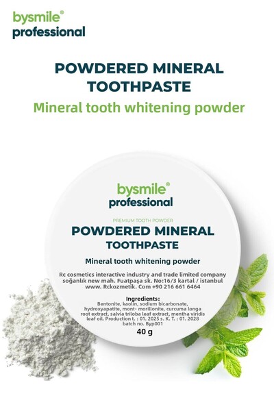 BySmile Professional Mineral Teeth Whitening Powder Long Time Freshness I Lasting Effect