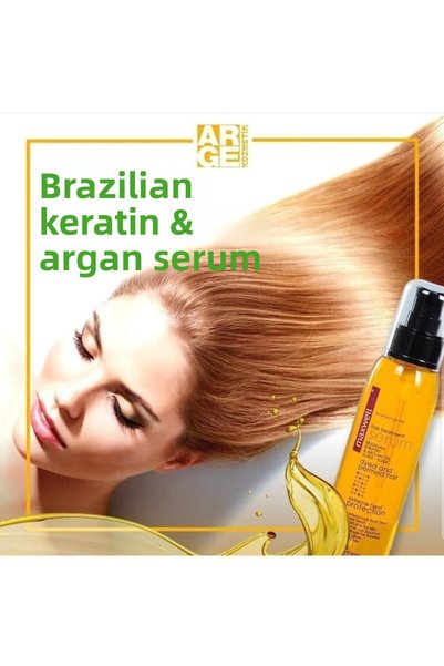 Maxwell 120 Ml Keratin and Argan Hair Care Serum