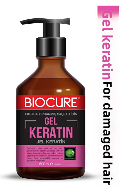 Biocure جل كيراتين لفرد الشعر من DHT Blocker 500 مل