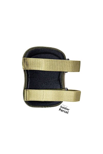 Asker Kolisi Khaki Protective Knee and Elbow Pad Set - Military Airsoft Motorcycle Bicycle