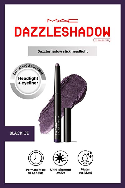 M.A.C Dazzleshadow Stick Eyeshadow / Black Ice