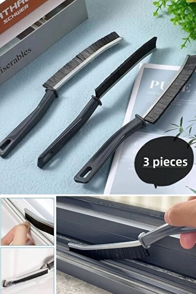 çeçem ticaret 3 قطع فرشاة تنظيف دقيقة متعددة الأغراض - فرشاة تنظيف مفصلية لحو...