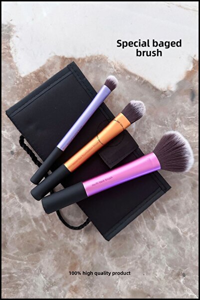 GXMPRO Pro 3-Pcs Brush Set with Special Bag - 3 Pcs Brush Set