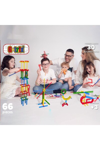 OYUNCAK STORE G-TRIX Wheel Puzzle 124 Pieces