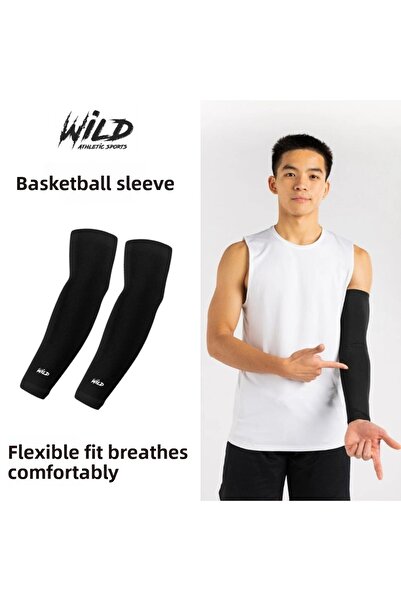 Wild Athletic Sports Black Sports Sleeve - Basketball Unprotected Pair