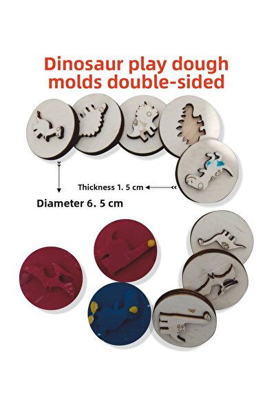 Ankebut قوالب العجين للعب نموذج الديناصور