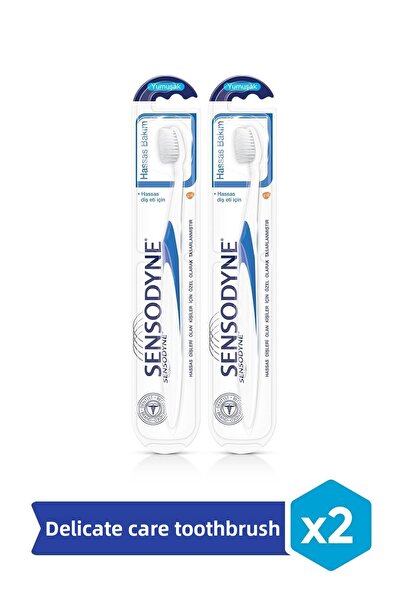 Sensodyne فرشاة أسنان لطيفة × 2 قطعة