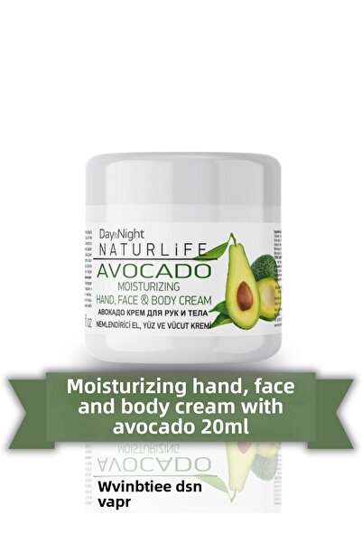 Dr. Rena Dermo كريم الأفوكادو للوجه والجسم من ناتشرلايف، 20 مل