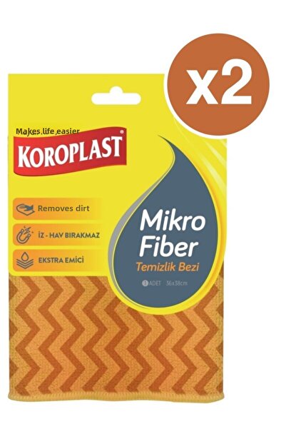 Koroplast Lavetă de curățare din microfibră x 2 pachete