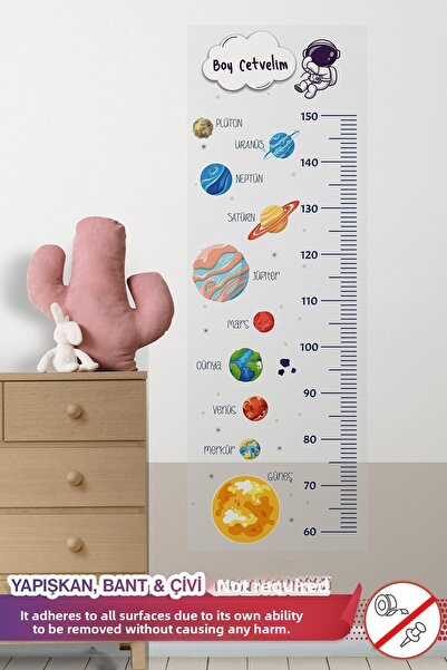 Pi Papers Height Chart - Smart Paper Sticker with Non-Adhesive Adhesion Featu...