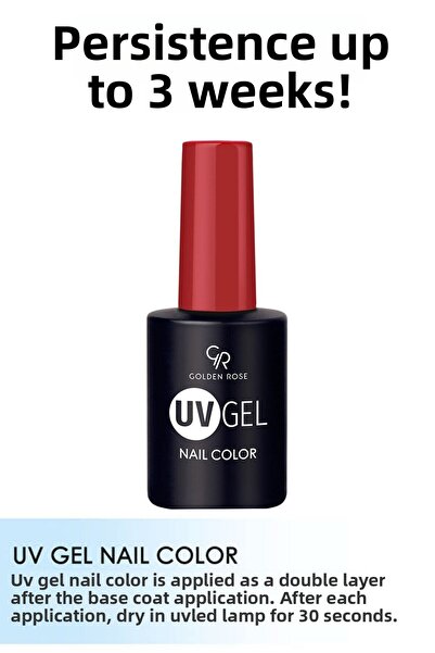 Golden Rose طلاء أظافر UVGEL - 125 موديل طلاء أظافر دائم