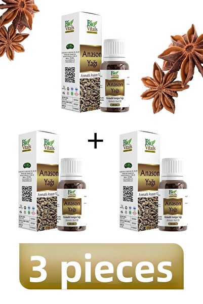 Bio Vitals 20 مل زيت اليانسون - 3 قطع