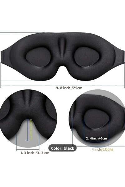 etna sanat رقعة العين ثلاثية الأبعاد للنوم - تمنع الضوء بنسبة 100%