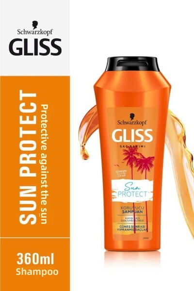 Gliss Sun Protect 4 Pack Protective Sun Shampoo - 360 ML