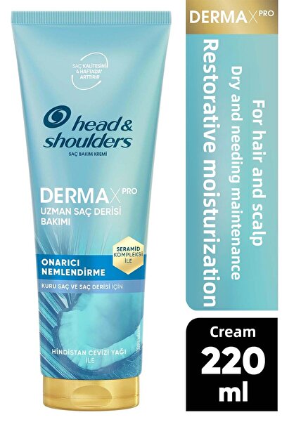 Head & Shoulders كريم إصلاح وترطيب الشعر وفروة الرأس مع زيت جوز الهند والسيرا...