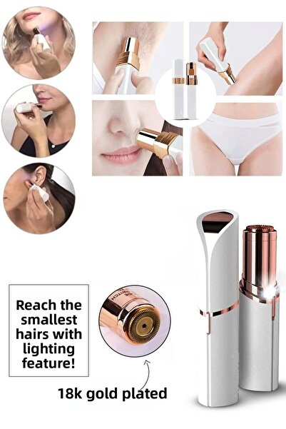 Generic Brand جهاز إزالة شعر الوجه - ماكينة إزالة شعر الشارب - 1 حجر كريستال لإزالة الشعر