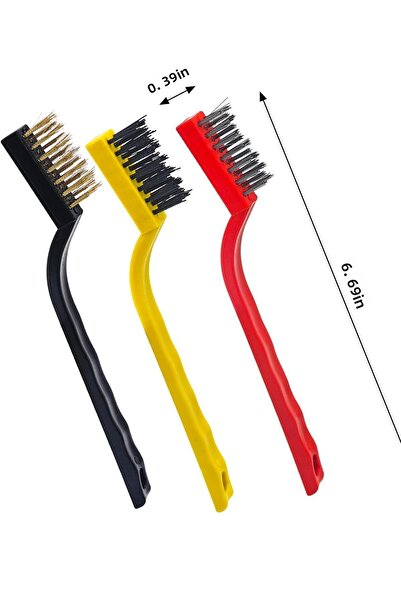 Beppu Cleaning Brush Sink Kitchen Fine Detail Tough Dirt Deep Corner Cleaning Copper Wire Brush between Joints