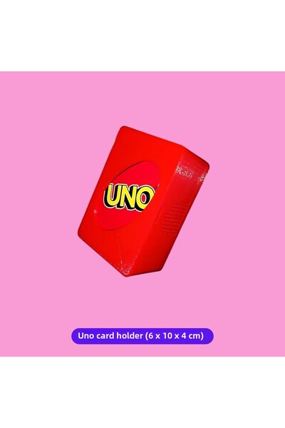 Hediyem Senin İçin UNO CARD BOX - لعبة بطاقة، صندوق تخزين، لعبة (اللون الأزرق...