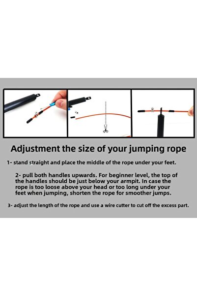 Sporsize Speed Rope - Adjustable Length Jump Rope