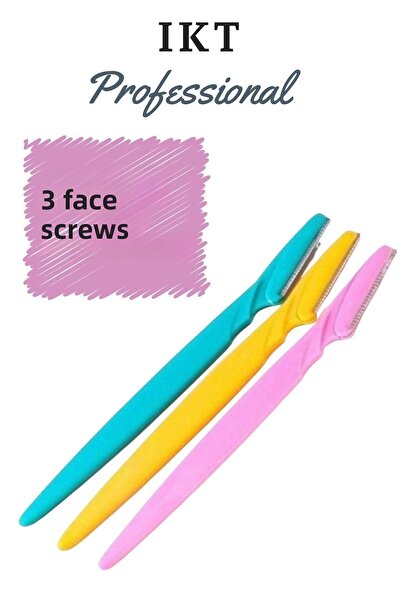 IKT Tayem Nanopro Professional 3 Pieces Facial Razor Eyebrow Razor