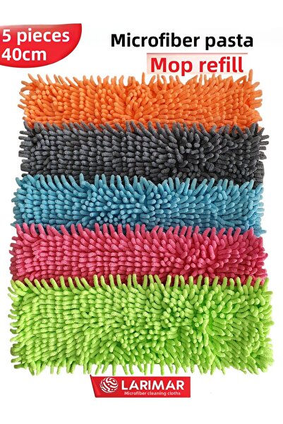 Larimar 5 bucăți mop pentru paste, mop de înlocuire din microfibră, cârpe de ...