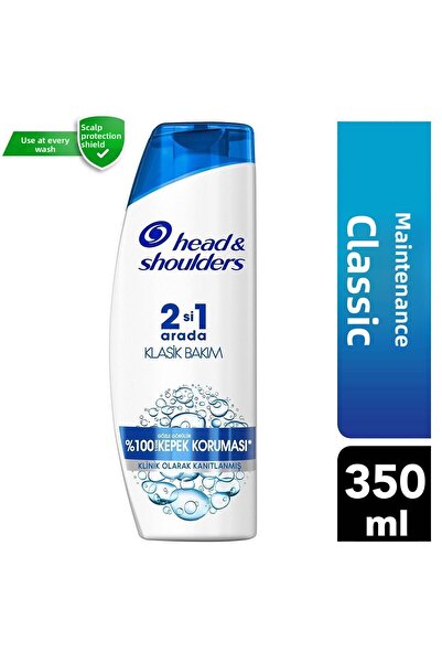 Head&Shoulders هيد آند شولدرز 350 مل. شامبو العناية الكلاسيكية 2 في 1 لمدة 72 ساعة خالٍ من القشرة