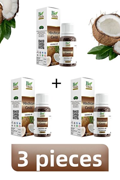 Bio Vitals زيت جوز الهند - 20 مل، 3 قطع