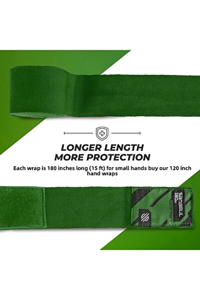 emre spor Επίδεσμος πυγμαχίας 3,5 μέτρα 180 ίντσες Πυγμαχία, Kick-box και Μουάι Ταϊλάνδης Επίδεσμος Λευκός