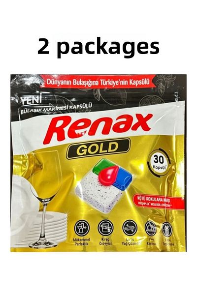 RENAX Gold 30 Capsules 2 Pack. 4 in One Super Impact