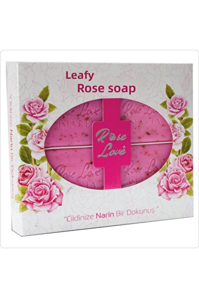 RoseLove صابون الاستحمام والجمال والعناية بالبشرة بأوراق الوردهدية أنيقة للغا...