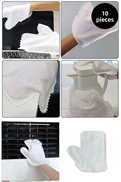SARFEX 10 Pieces of Tv Mirror Gloves - Multi-Purpose Dusting Cloth