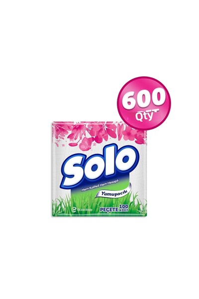 Solo Napkin 600pcs (100*6)
