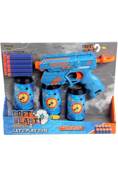 OMZ لعبة بندقية قناص للفتيات مع 2 سهام ناعمة، لعبة تعليمية للأولاد