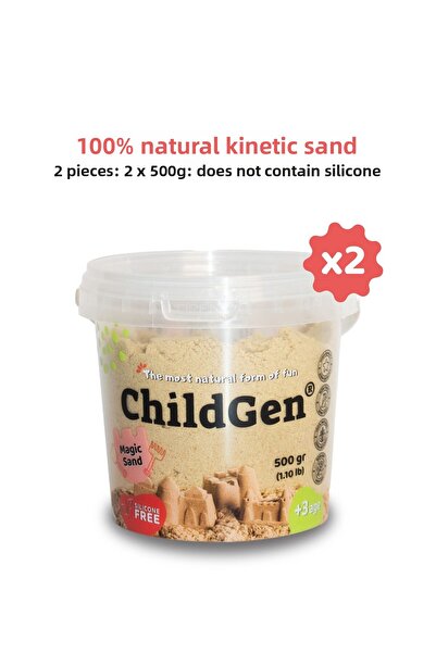 ChildGen Natural 2X500Gr Natural Kinetic Sand