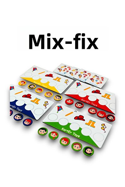 Karter İnovasyon مجموعة ألعاب وألعاب تعليمية مكونة من 4 أشخاص من MixFix - لعب...