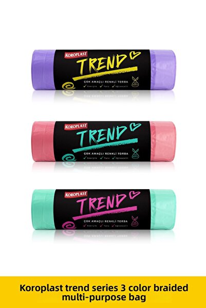 Koroplast TREND SERIES - 3-Color Drawstring Multi-Purpose Bag