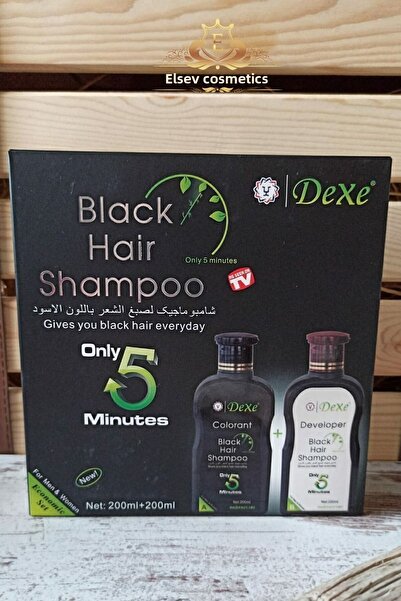 Dexe Elsevkozmetik - شامبو أبيض وأسود 200 مل